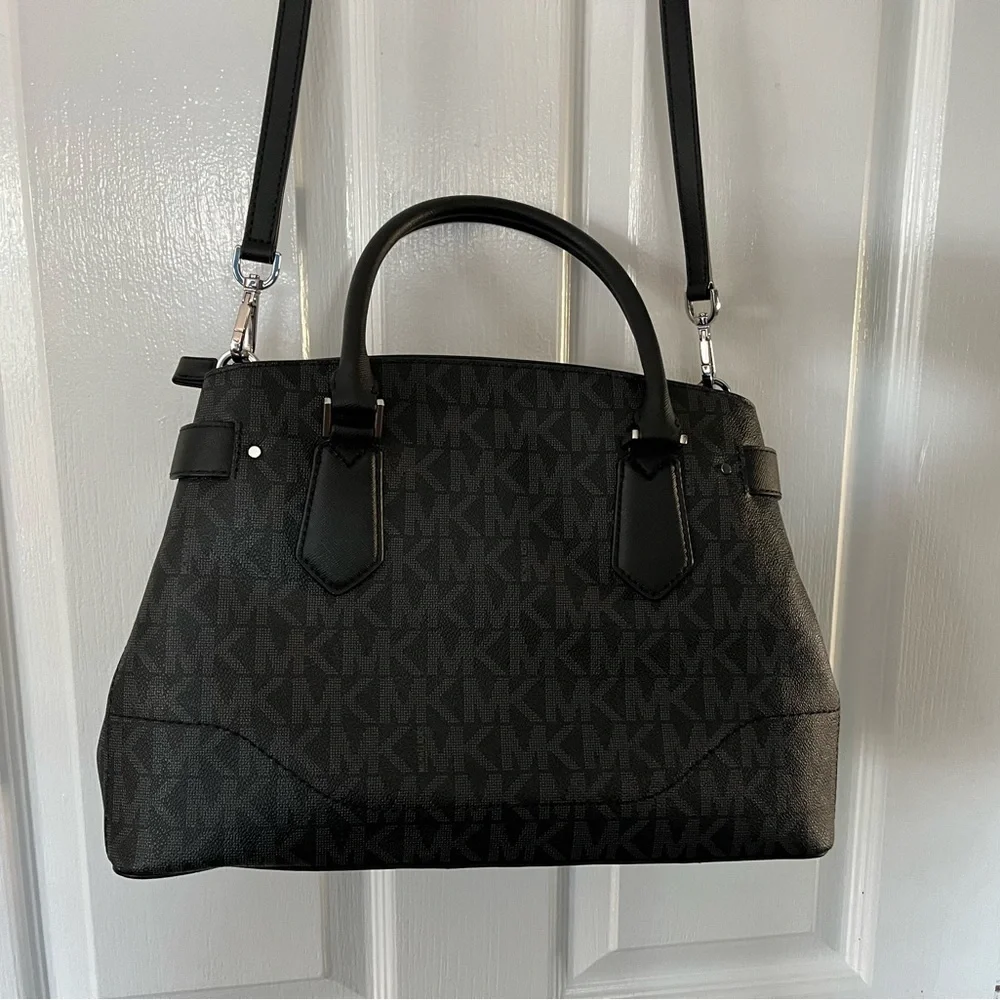 NWOT Michael Kors Black and Gray Satchel - Picture 3 of 4